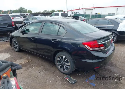 2013 Honda Civic Ex-L z USA, uszkodzony, nr VIN 19XFB2F98DE005692